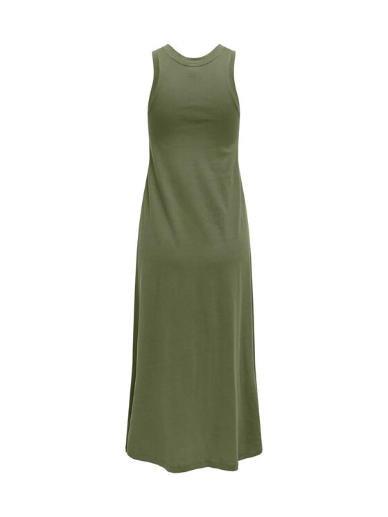 ONLY ONLY Vestito estivo Onlmay life ls long dress Verde Regular Fit