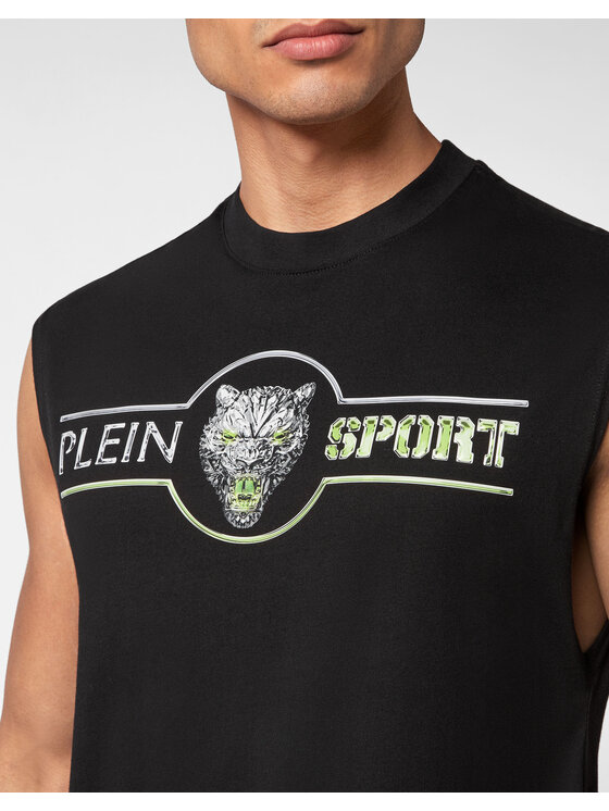 Plein Sport Plein Sport T-Shirt 7063 Czarny Regular Fit