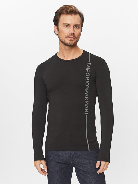 Emporio Armani Underwear Emporio Armani Underwear Longsleeve 111023 3F523 00020 Чорний Regular Fit