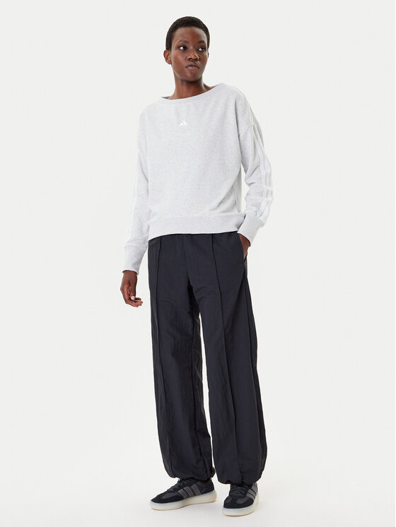 adidas adidas Majica dugih rukava Seasonal Essentials 3-Stripes JM1901 Siva Regular Fit