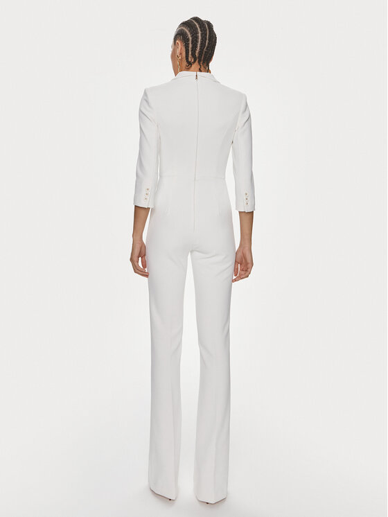 Elisabetta Franchi Elisabetta Franchi Jumpsuit TU-009-41E2-V580 Weiß Regular Fit