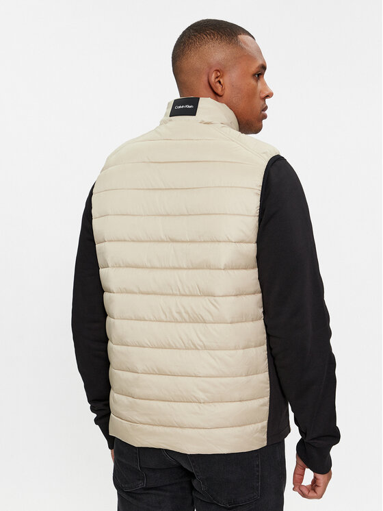 Calvin Klein Calvin Klein Prsluk K10K108292 Bež Regular Fit