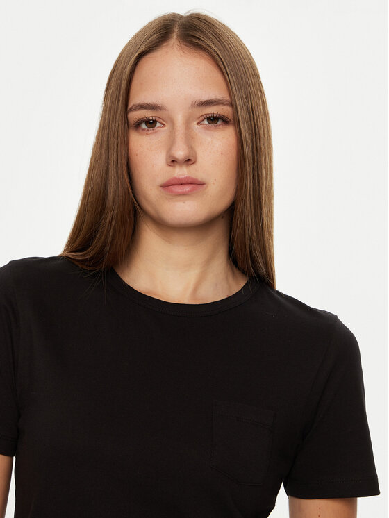 Brave Soul Brave Soul Тишърт LTS-149ANDYBLK Черен Regular Fit