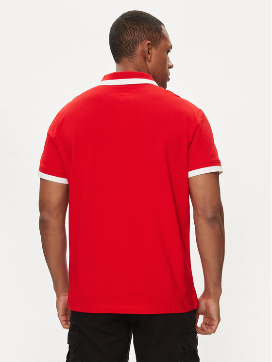 Tommy Jeans Tommy Jeans Polo marškinėliai DM0DM18313 Raudona Regular Fit