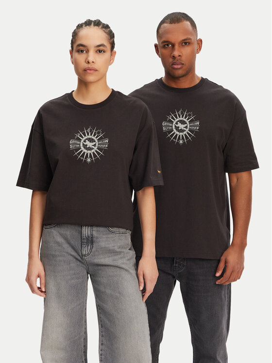 Puma Puma T-Shirt Unisex Harry Potter 630092 Μαύρο Oversize