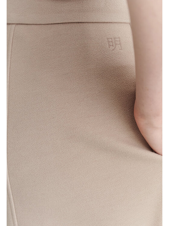 TATUUM TATUUM Spodnie materiałowe MEREDIA Beżowy Wide Leg
