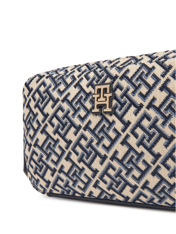 Tommy Hilfiger Tommy Hilfiger Táska Th Jacquard Camera Bag AW0AW17443 Sötétkék