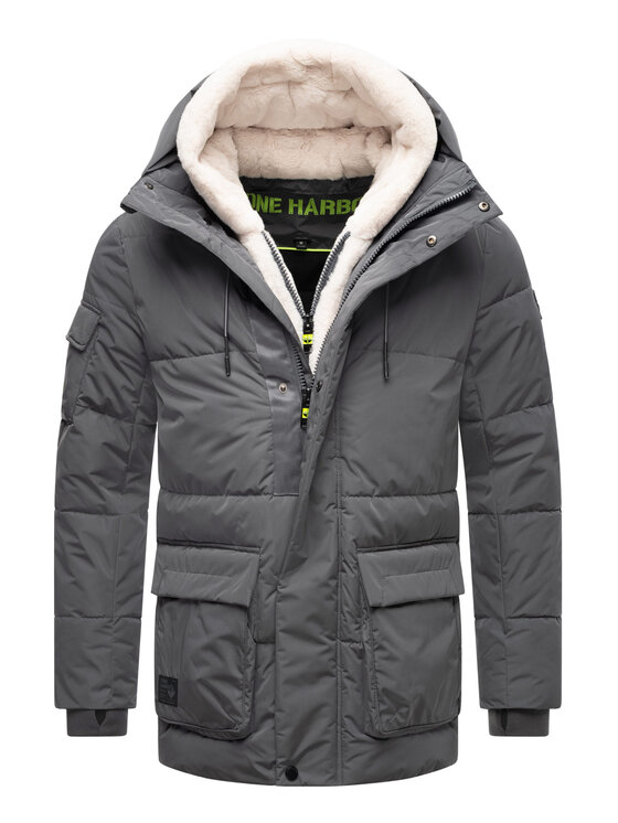 Stone Harbour Stone Harbour Kurtka zimowa Lauroo Szary Regular Fit