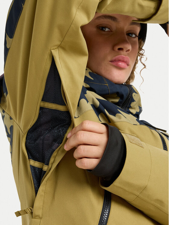 Roxy Roxy Jakna za snowboard Stated ERJTJ03515 Bež Tailored Long Fit