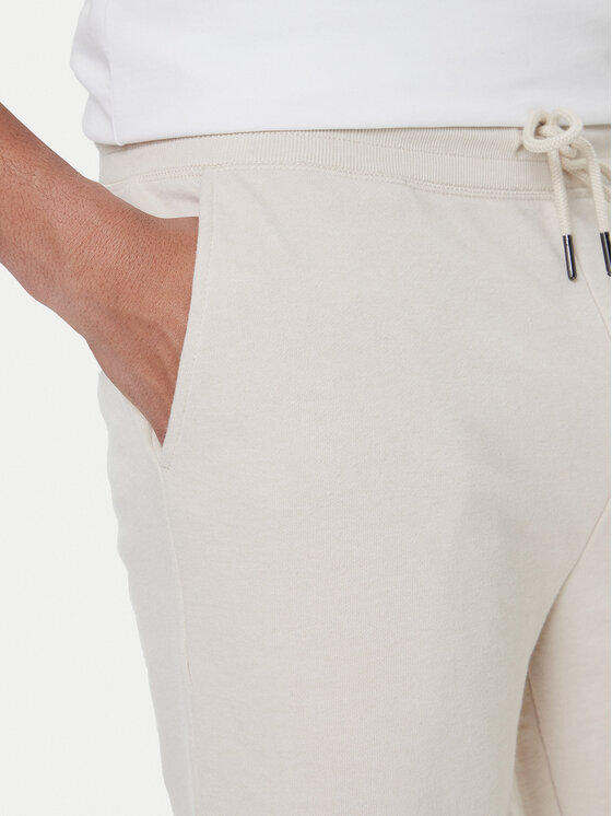 Tommy Hilfiger Tommy Hilfiger Pantaloni scurți sport UM0UM03452 Écru Relaxed Fit