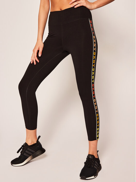 DKNY Sport Leggings DP0P2324 Noir Slim Fit • Modivo.fr