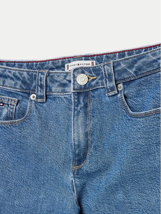 Tommy Hilfiger Tommy Hilfiger Джинси Girlfriend KG0KG08010 Голубий Straight Fit