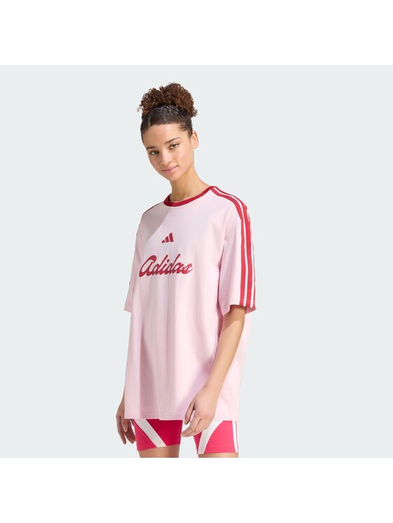 adidas adidas T-Shirt 165448 Różowy Loose Fit