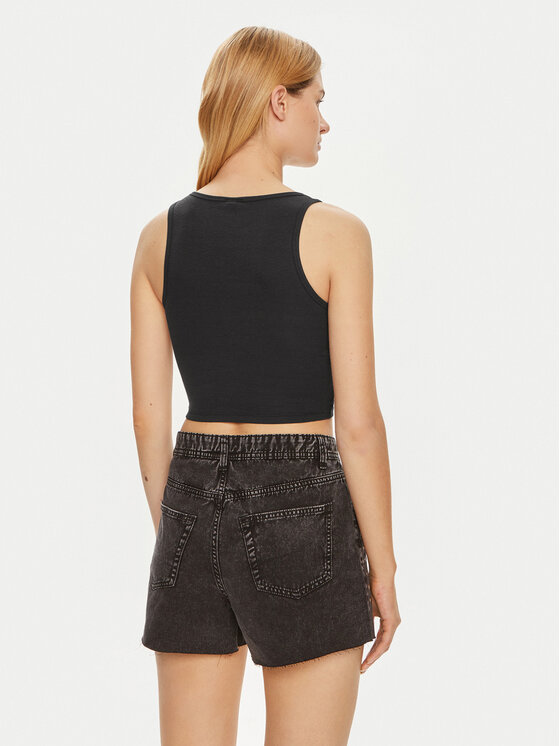 JDY JDY Τοπ Sofia 15275093 Μαύρο Cropped Fit