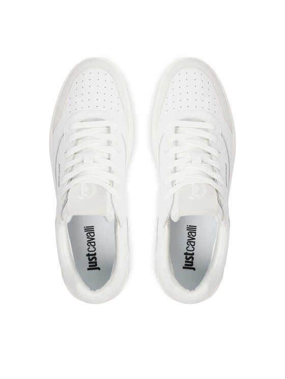 Just Cavalli Just Cavalli Sneakersy 80QA3SM8 ZPC23 Bílá