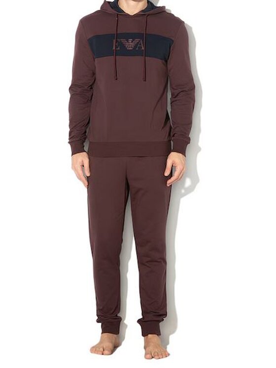 Komplet dresowy Emporio Armani, Rozmiar L, Bordowy, 111882 9A566 03256
