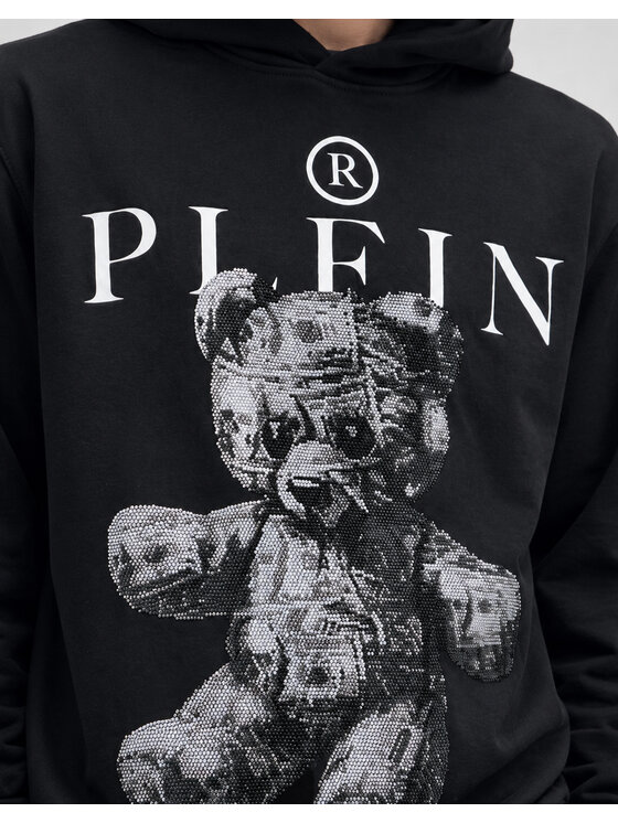 PHILIPP PLEIN PHILIPP PLEIN Mikina 31602 Černá Regular Fit