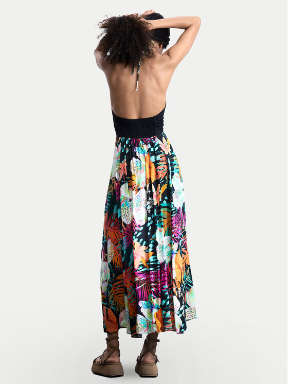 Desigual Desigual Rochie de vară Daikiri Cord 26SWVW63 Colorat Regular Fit
