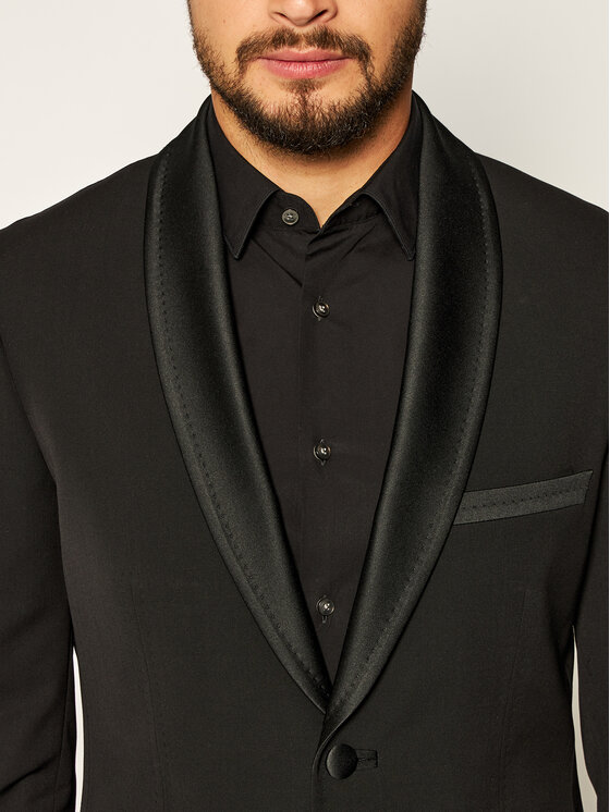 Rage Age Rage Age Oblek Smoking Fuun Čierna Slim Fit