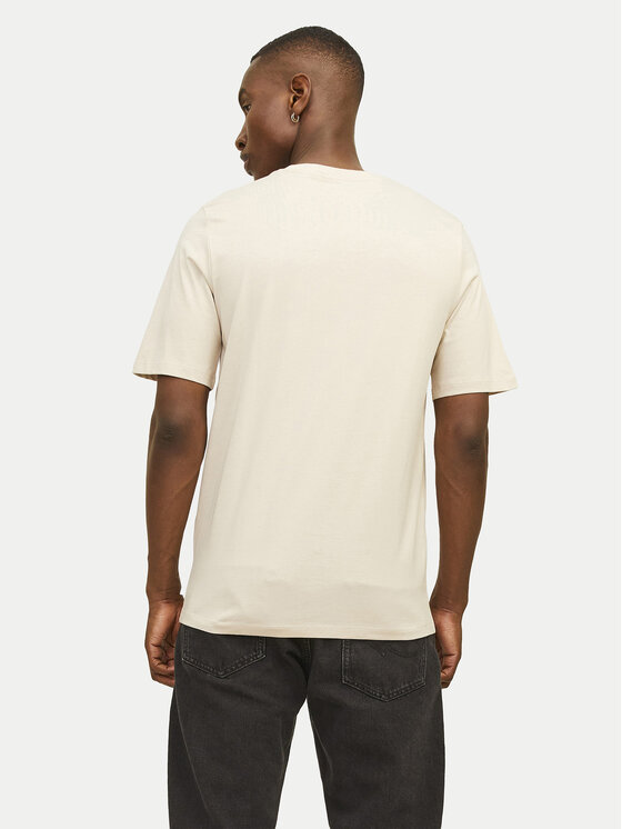 Jack & Jones Jack & Jones Majica Oragnic Basic 12156101 Bež Regular Fit