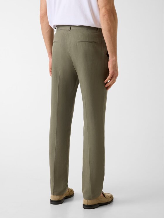 Guess Guess Kalhoty z materiálu 181255 Béžová Regular Fit