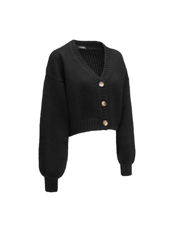 La Mania La Mania Maglione MERINO 2 Nero Classic Fit