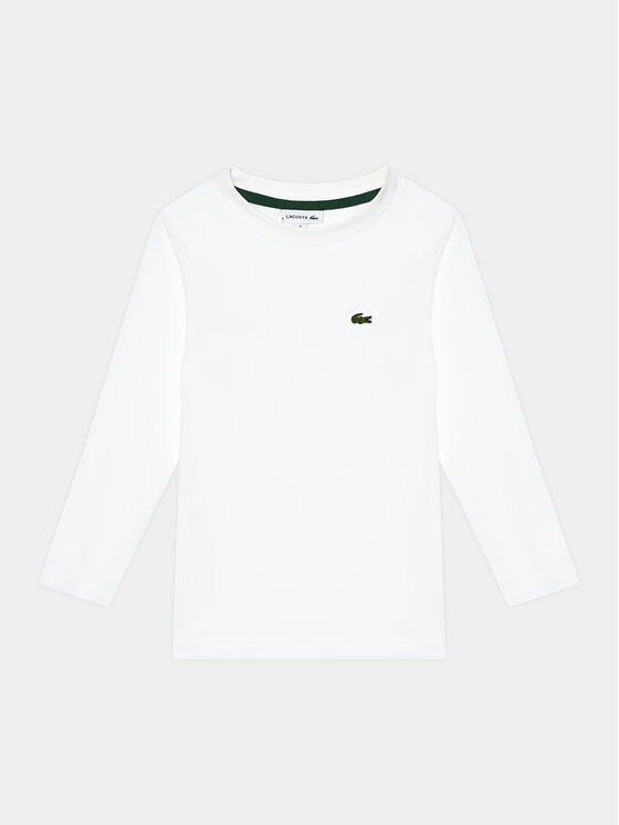 Lacoste Blúzka TJ1123 Biela Regular Fit