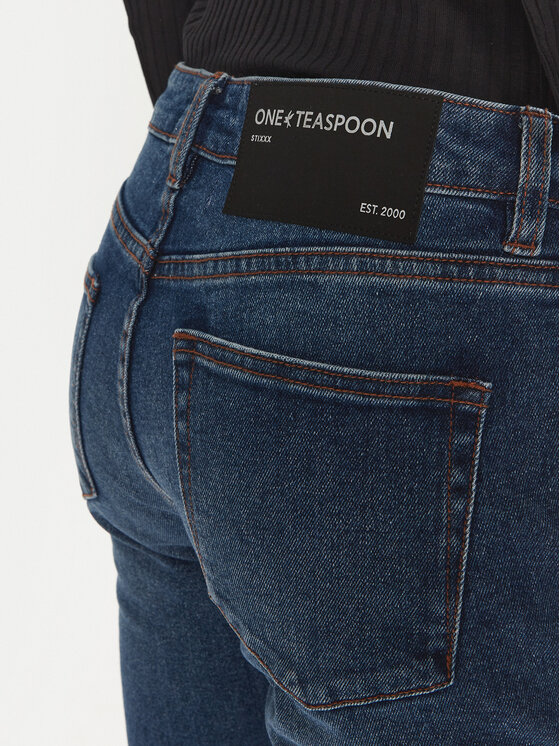 One Teaspoon One Teaspoon Jeansy 26586 Niebieski Slim Fit