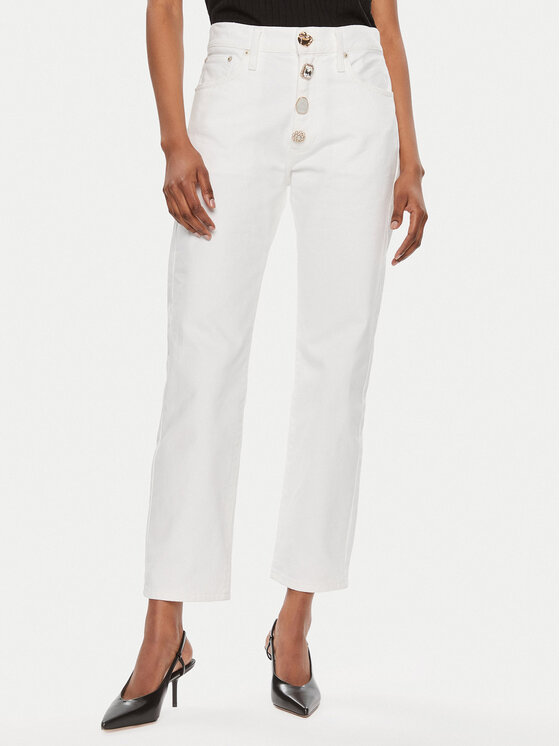 ViCOLO ViCOLO Τζιν DB5114 Λευκό Straight Leg