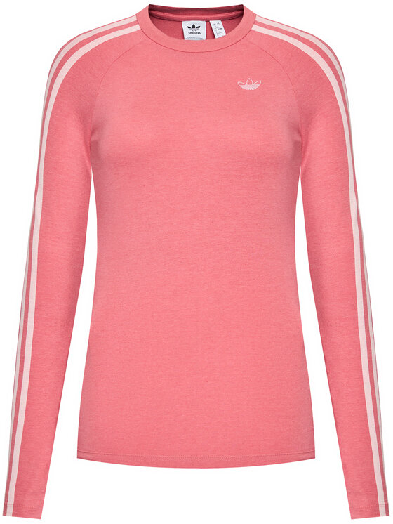 adidas adidas Bluză Fakten GN4380 Roz Slim Fit