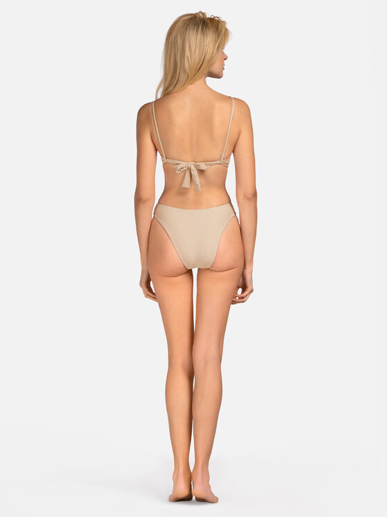 Miss Lou Miss Lou Bikini pezzo sopra G-LG3-E Écru