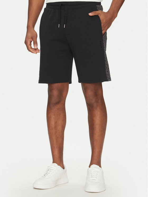 BOSS Športové kraťasy Luke 50540525 Čierna Regular Fit