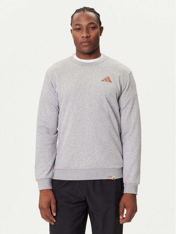 adidas Bluza Doodle Hunt Hike Graphic JM6503 Szary Regular Fit