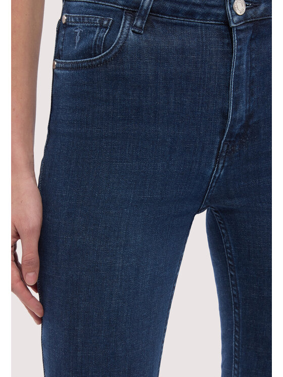Trussardi Trussardi Jeansy P4559100342N0DD Niebieski Skin Fit