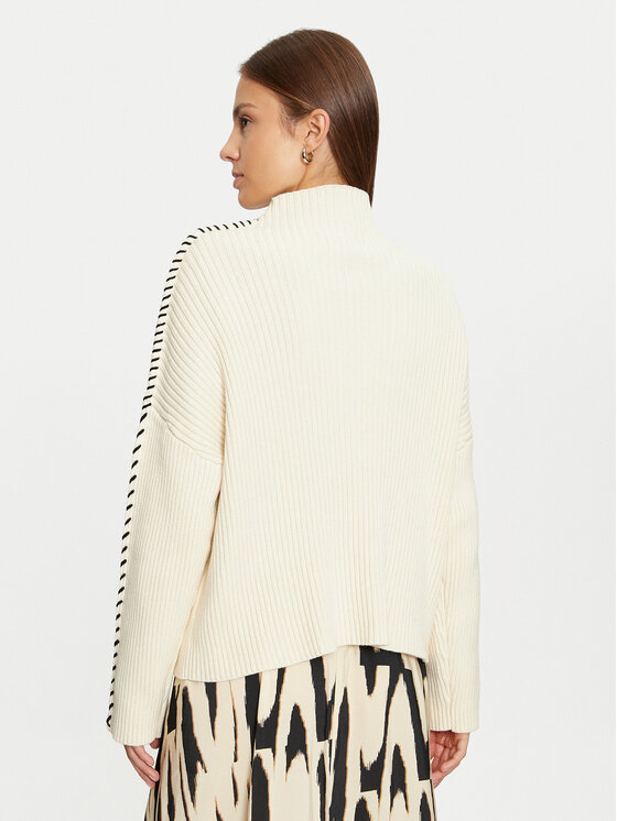 ONLY ONLY Rollkragenpullover Queenie 15330680 Beige Loose Fit