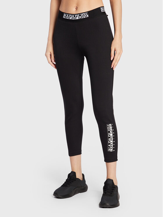 Napapijri Leggings M-Box NP0A4GKT Crna Slim Fit