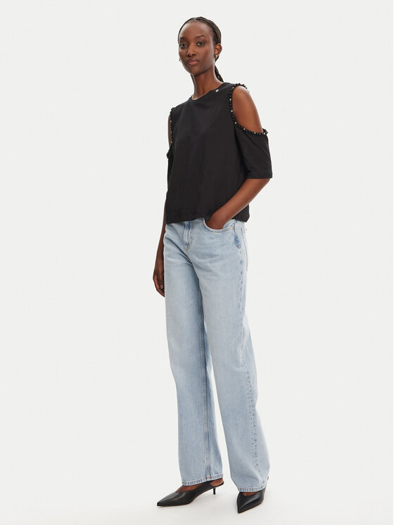 Liu Jo Liu Jo Halenka WA5183 JS923 Černá Regular Fit
