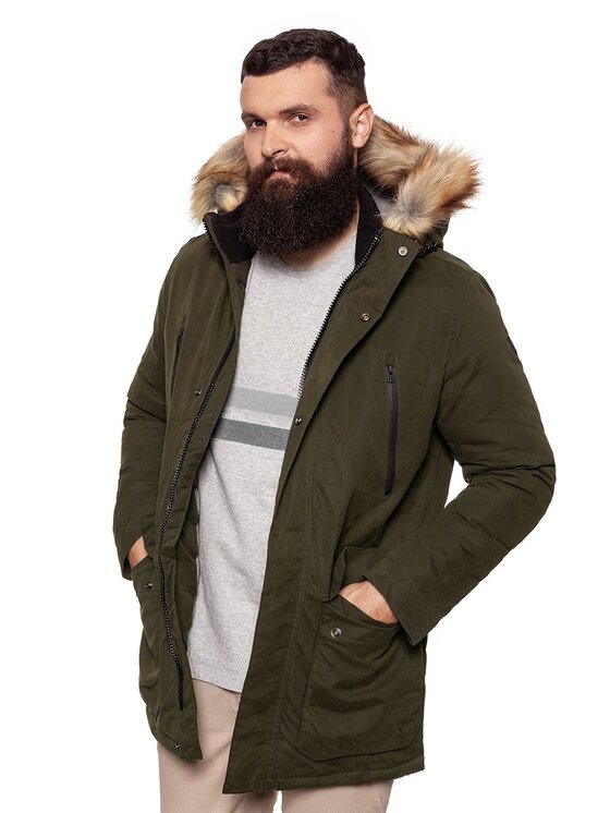 Wrangler Wrangler Kurtka zimowa PARKA Zielony Regular Fit