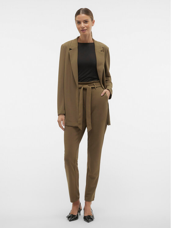 Vero Moda Vero Moda Marynarka Liva 10294482 Brązowy Regular Fit