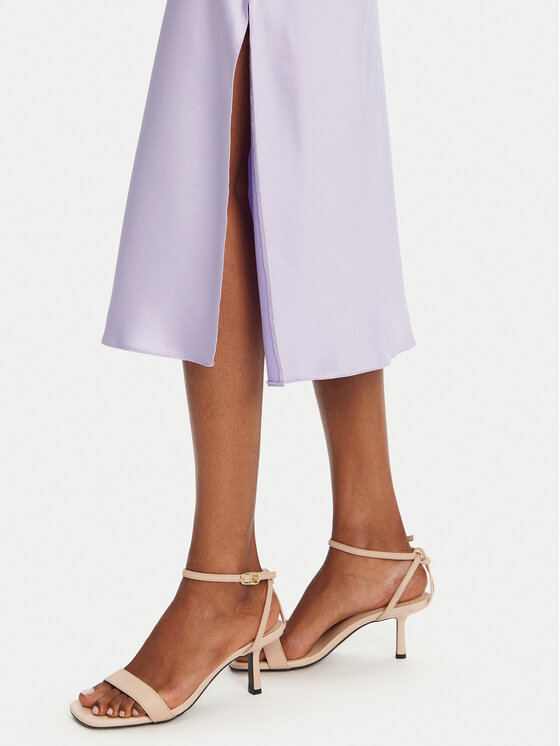 Patrizia Pepe Patrizia Pepe Sukienka koktajlowa 2A2878/A563-M531 Fioletowy Regular Fit