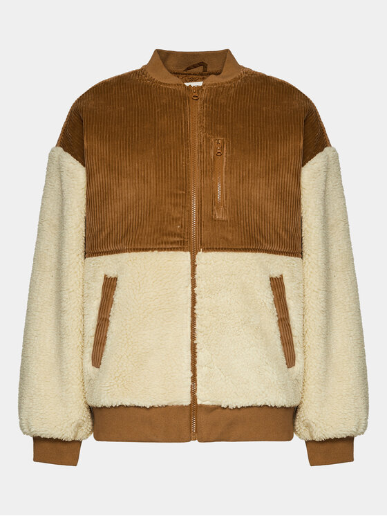 Billabong Billabong Bomber striukė Wave Melody EBJJK00114 Écru Regular Fit