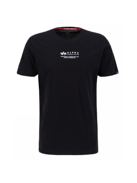 Alpha Industries Alpha Industries T-Shirt AI.108501-03-XXL Czarny Core Fit