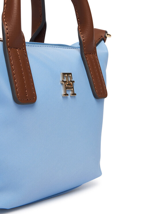 Tommy Hilfiger Tommy Hilfiger Kabelka Popette Micro Tote AW0AW18368 Modrá