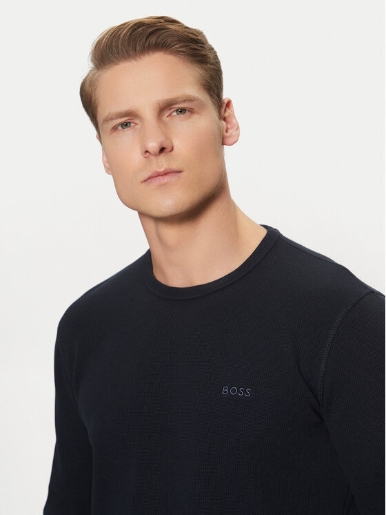 BOSS BOSS Longsleeve krekls Tempesto 50520725 Tumši zils Regular Fit