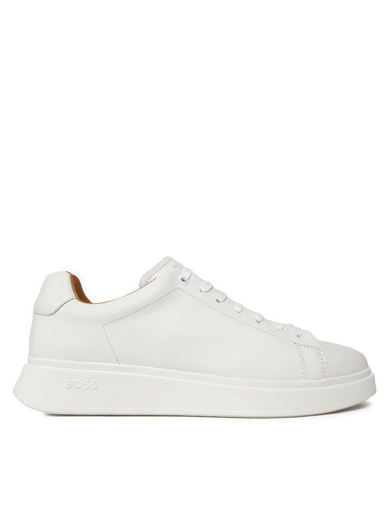 BOSS Męskie Sneakersy, rozmiar 42, Białe, Bulton Runn 50497887