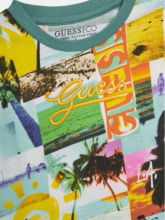 Guess Guess T-krekls N5GI19 K8HM4 Daudzkrāsains Regular Fit