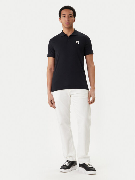 KARL LAGERFELD KARL LAGERFELD Polokošeľa 745710 562224 Tmavomodrá Regular Fit