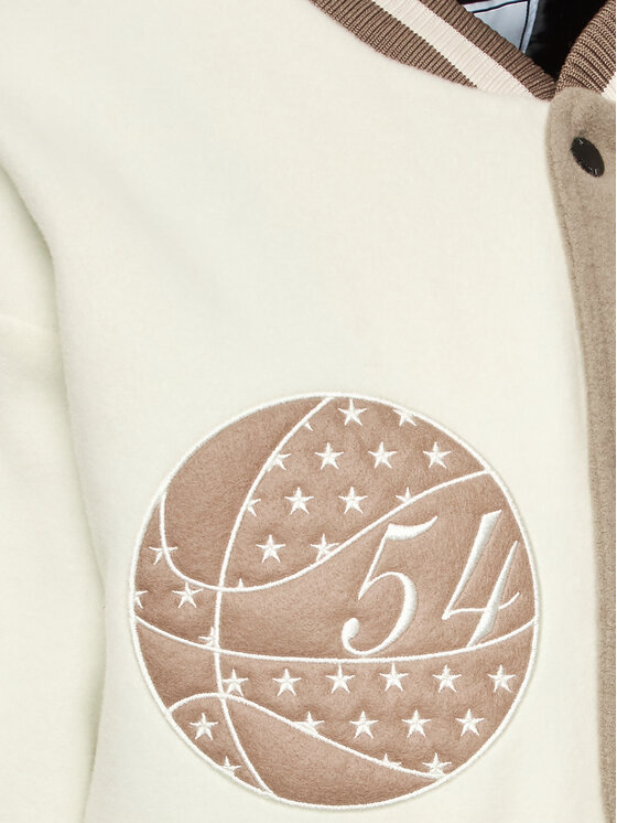 Mercer Amsterdam Mercer Amsterdam Bomber Unisex The All Out Varsity MEAP231007 Bež Regular Fit