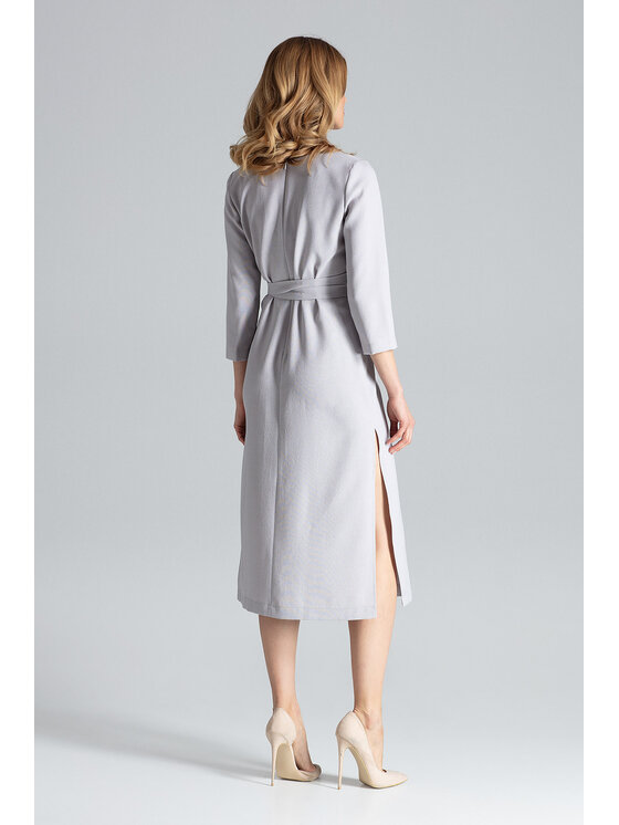 FIGL FIGLFIGL Vestito M631 Grigio Regular Fit