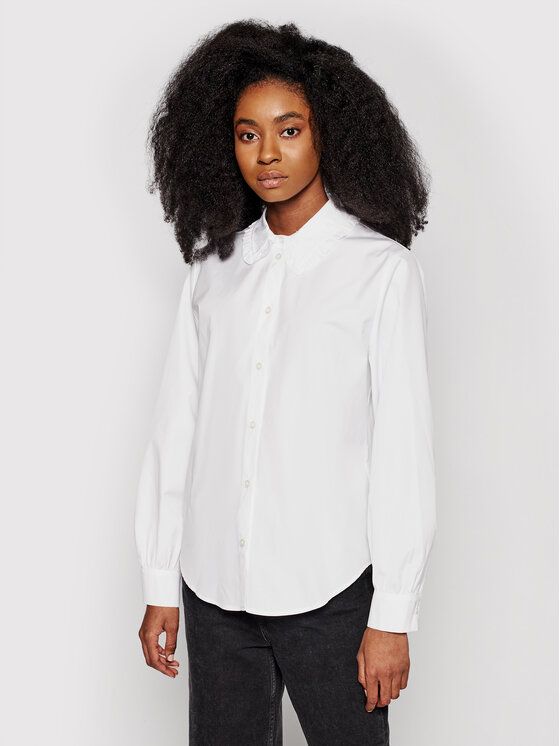 Samsøe Samsøe Samsøe Samsøe Särk Rita F00023156 Valge Loose Fit
